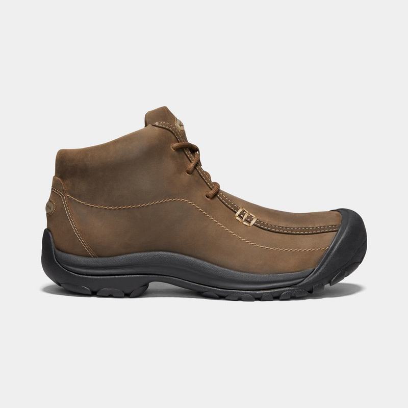 Botas Keen Portsmouth Para Hombre Marrom/Negros - Botas Keen Mexico (214769-VDR)